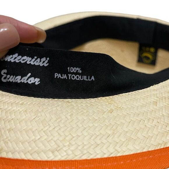 Authentic Ecuadorian 100% Toquilla Straw Panama Hat - Picture 4 of 7